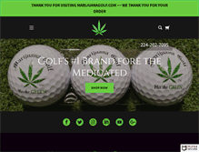 Tablet Screenshot of marijuanagolf.com